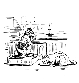 Ginger and Pickles were obliged to eat
their own goods