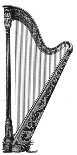 FIG. 187.&mdash;A harp.