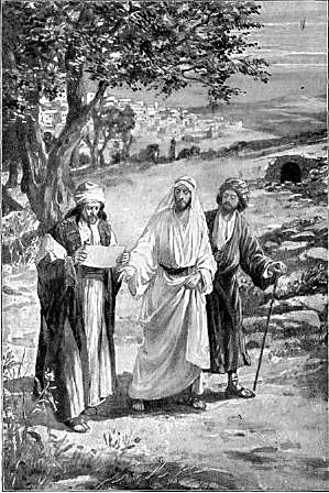 ON THE WAY TO EMMAUS

"Beginning at Moses and all the prophets,
He expounded unto them in all the
Scriptures the things concerning Himself."
Luke 24:27.