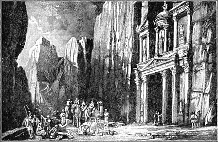RUINS OF EDOM

"Edom shall be a desolate wilderness."
Joel 3:19.