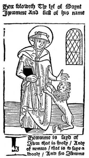 From Caxton's 'Golden Legend.' (Types 4* and 5.) From Caxton's 'Golden Legend.' (Types 4* and 5.)