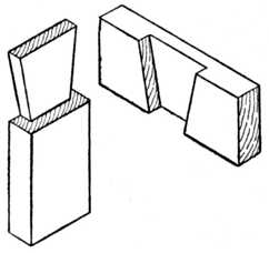Fig. 33.&mdash;Dovetail Halving.
