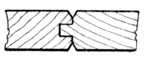 Fig. 99.&mdash;Matchboarding
    Vee'd
    Both Sides.