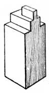 Fig. 133.&mdash;Occasional
    Stump Tenon.