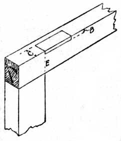 Fig. 224.&mdash;Marking
    for Recess.
