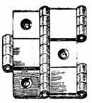 Fig. 230.&mdash;Reversible or
    Double-folding Screen
    Hinge.