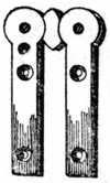 Fig. 231.&mdash;Pivot Hinge
    for Screens.