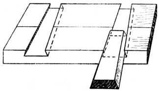 Fig. 289.&mdash;Dovetailed Keys for Wide Surfaces.