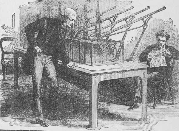 MACHINE FOR WEIGHING GOLD.