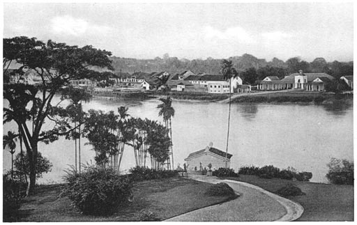 View of Kuching from the Rajah&rsquo;s Garden