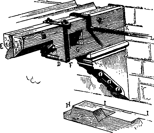 Fig. 33.&mdash;Enchev�trures de planchers.