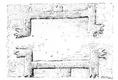 Fig. 154.&mdash;Assyrian plan; from the Balawat gates in the
British Museum.