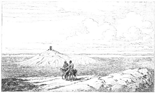 Fig. 168.&mdash;View of the Birs Nimroud; after Felix Thomas.