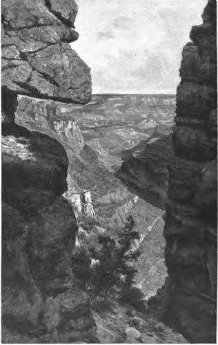 GRAND CA&Ntilde;ON OF THE COLORADO&mdash;VIEW FROM THE HANSE TRAIL.