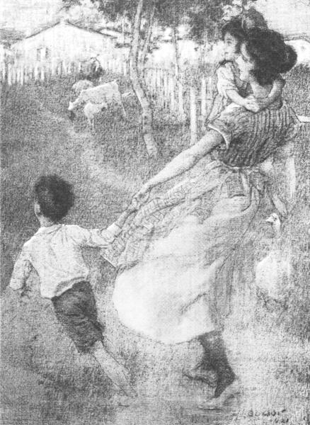 "Somebody Else"

From a charcoal drawing by M. L. Bower.