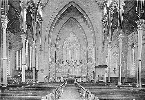 INTERIOR CHURCH OF THE ASCENSION&mdash;Northwest corner Massachusetts Avenue and Twelfth Street, N.W.
