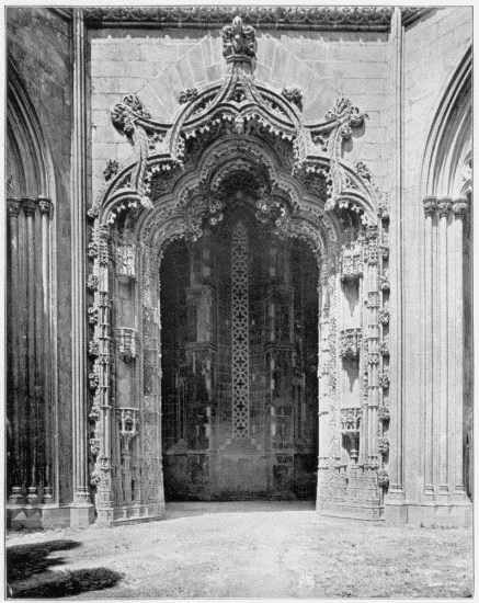 Fig. 57.
Batalha Entrance to Capellas Inperfeitas.
From a photograph by E. Biel & Co., Oporto