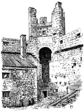 AN ANGLE OF THE CASTLE, SAN VINCENTI
