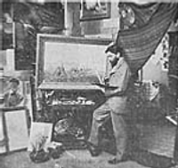 Julio Ramos no seu atelier Julio Ramos no seu atelier
