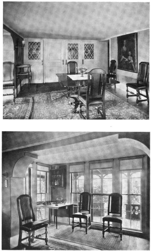 Plate XIII.&mdash;Dining Room, Pickering House; Alcove, Pickering House.