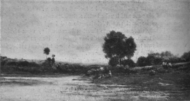 River Scene. Charles Francois Daubigny, 1817-1878 River Scene. Charles Francois Daubigny, 1817-1878