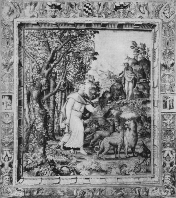 Virgil Appearing to Dante, Tapestry. Florentine, Middle of XVI Century Virgil Appearing to Dante, Tapestry. Florentine, Middle of XVI Century