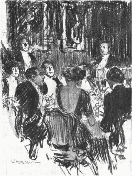 I was prepared to take the field against all comers, not only in favor of
simplicity, but in favor of anything and everything which was favored by
my hostess