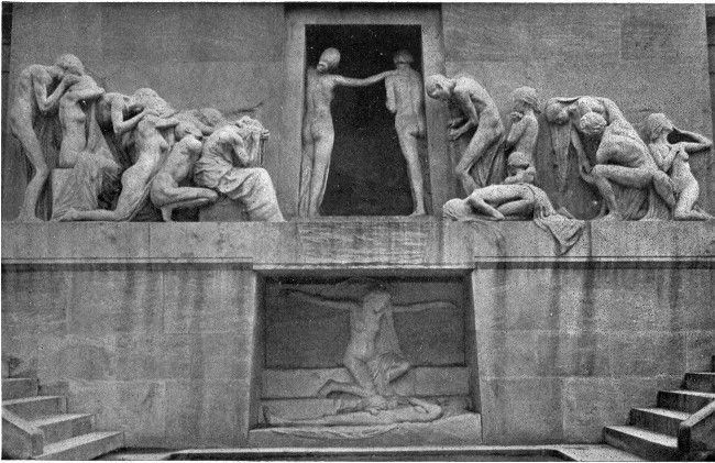 "LA MORT."

By Bartholom&eacute; in P&egrave;re Lachaise, Paris.

Frontispiece.