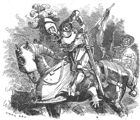 "An Incident in the Middle Ages."&mdash;By Linley Sambourne in "Punch."

SELECTED BY MR. WILLIAM PARKINSON.