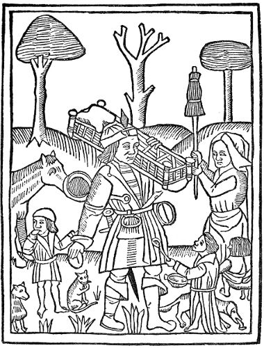 FROM 'LES QUINZE JOIES DE MARIAGE,'

PARIS, TREPEREL, C. 1500.