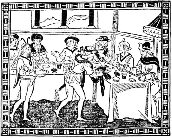 FROM THE RAPPRESENTAZIONE DI UN MIRACOLO DEL CORPO
DI GES�, 1572. JAC. CHITI.