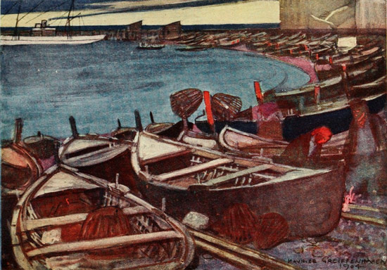 BOATS AT THE MERGELLINA&mdash;NAPLES