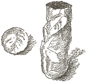 The cover of the pot
  consists solely of round pieces