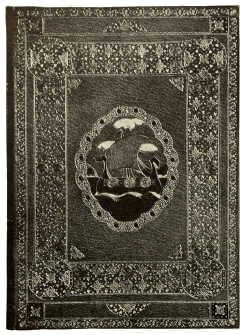 BOOKBINDING IN BLUE MOROCCO, WITH INLAY AND GOLD TOOLING
BY SIR EDWARD SULLIVAN, BART.