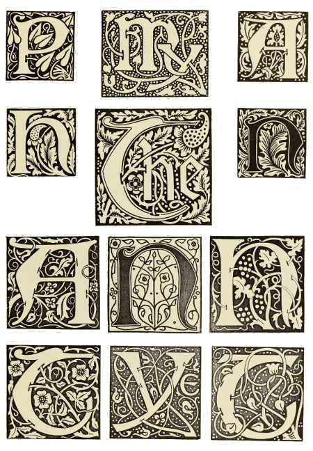 INITIAL LETTERS DESIGNED BY R. JAMES WILLIAMS. FOR THE
VINCENT PRESS