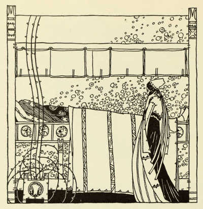 “DEATH OF ATTILA.” &mdash;DECORATIVE ILLUSTRATION BY CHARLES
KOS
