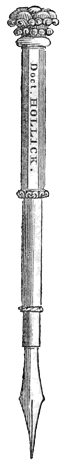 pen
presented to Dr. Hollick