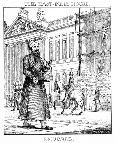 [Image unavailable: THE EAST-INDIA HOUSE.

RHUBARB.]