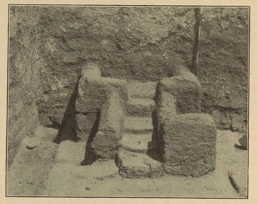 Altar aus Ziegeln in Haus P 47,22.