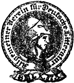 Signet des Allgemeinen
  Vereins für Deutsche Literatur